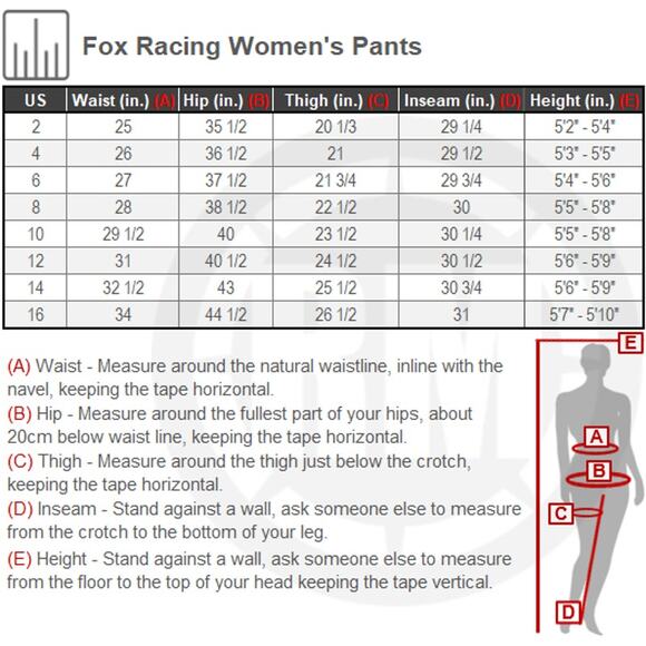 Fox Black and Pink Women's Motorcycle Pants - Picture 7 of 7